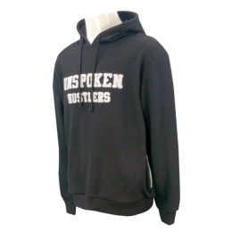 Z544  Design wool cutting and embroidery logo custom-made pure black sweater hooded sweater with wool cutting logo on the front and back. The sweater supplier's sweater design center has 65% polyester 35% cotton loose mouth cloth embroidery design Z544  Design wool cutting and embroidery logo custom-made pure black sweater hooded sweater with wool cutting logo on the front and back. The sweater supplier's sweater design center has 65% polyester 35% cotton loose mouth cloth embroidery design